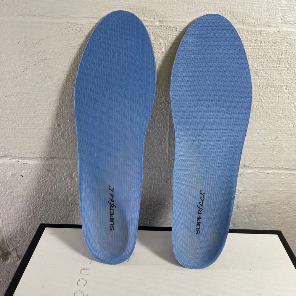 Superfeet Insoles Blue All-Purpose Arch‎ Support Men's 13.5-15